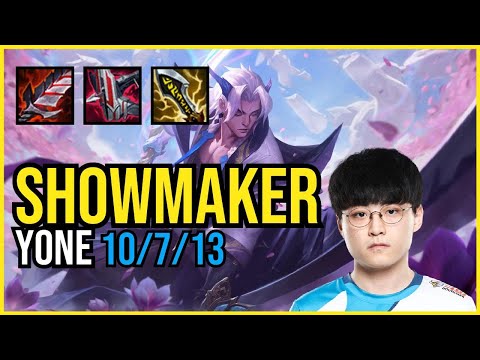 SHOWMAKER - YONE vs. RUMBLE Mid | KR RANKED | PATCH 11.2