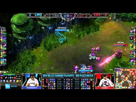 LMQ vs Curse Game 5   3rd place decider NA LCS Summer 2014 Playoffs   LMQ vs CRS G5 PAX S4 Regionals