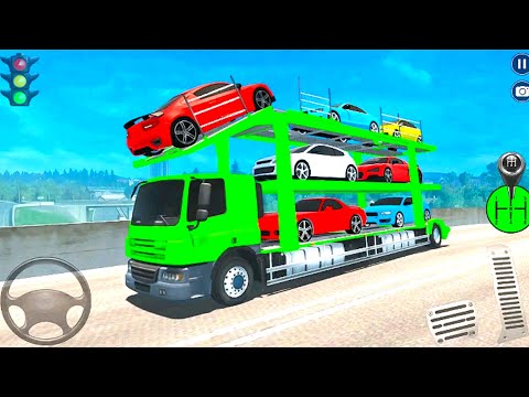US Police Car Transporter Game - Grand Police Truck Game 2024 - Android Gameplay #game #9