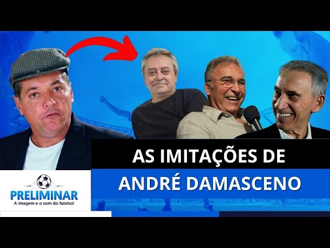 André Damasceno IMITA AO VIVO figuras icônicas!!