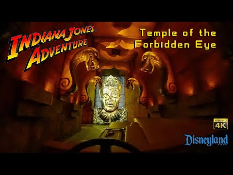 Indiana Jones Adventure Temple of the Forbidden Eye On Ride Low Light 4K POV Disneyland 2023 05 31
