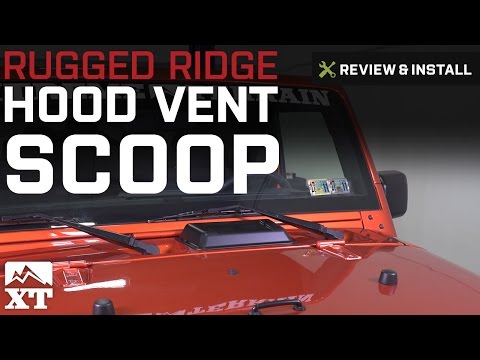 Jeep Wrangler Rugged Ridge Hood Vent Scoop (1998-2017 TJ & JK) Review & Install
