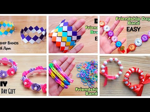 7 Amazing DIY Friendship Band Ideas | Happy Friendship Bands | Easy Friendship Bracelets 2024