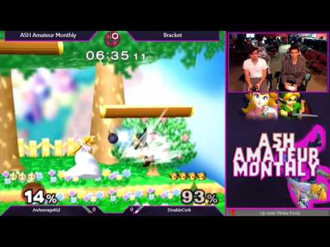 XTC (Fox) vs MH | DoubleCork (Peach) - ASH Amateur Monthly #1 Melee Bracket