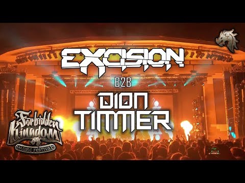 Excision B2B Dion Timmer @ Forbidden Kingdom 2019