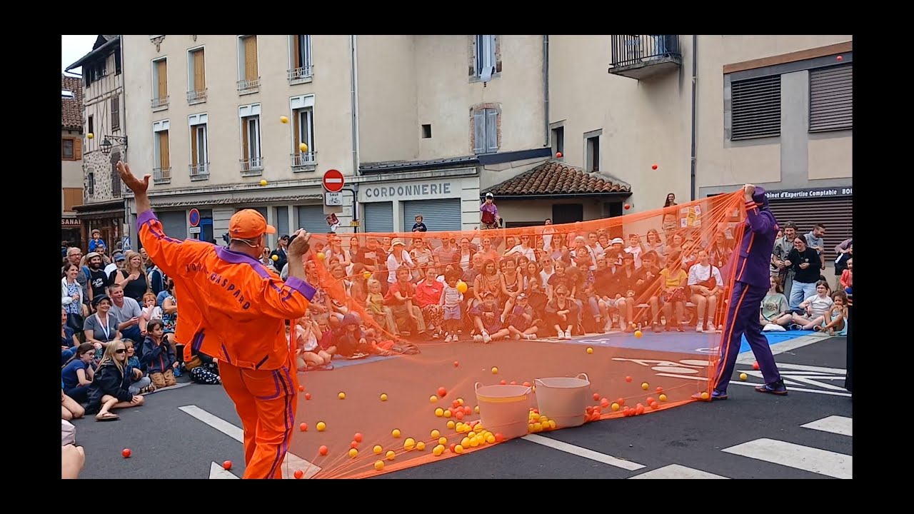 Balles avec le public AURILLAC