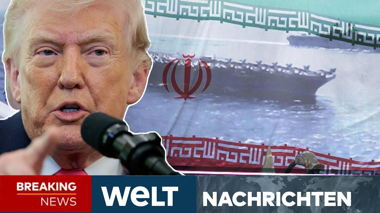 IRAN: Blockade von Hormus! US-Militär nennt Details! Trump macht brisante Ansage | WELT LIVE