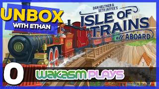 Isle Of Trains UNBOXING (with Ethan my 4/yo)