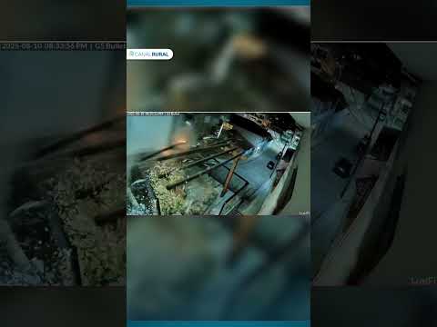 Caminhão carregado com morangos perde os freios e 'voa' ao descer morro em MG