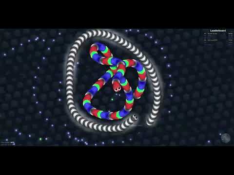 A.I. Best Hacker Snake vs Giant Snakes Slither.io Gameplay