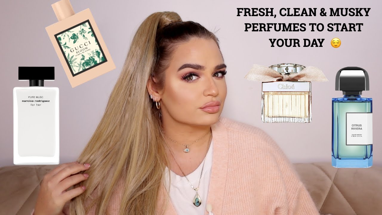 TOP 10 FRESH & CLEAN PERFUMES TO START YOUR DAY ☀️| PERFUME COLLECTION | Paulina Schar