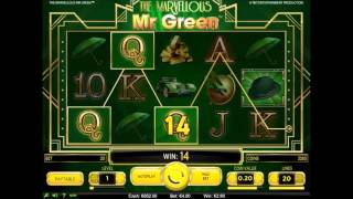 NetEnt The Marvellous Mr Green Video Slot - Mr Green Casino Exclusive