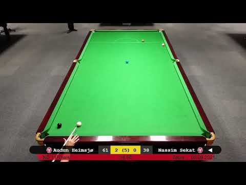 Direktesending fra Stord Snookerklubb