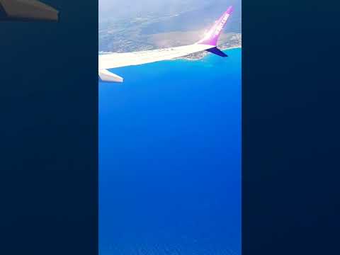 Flying over the Dominican Republic.