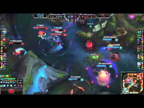 CLG Zionspartan Fizz VS Liquid Quas Hecarim Highlights   2015 NA LCS Summer W8D1