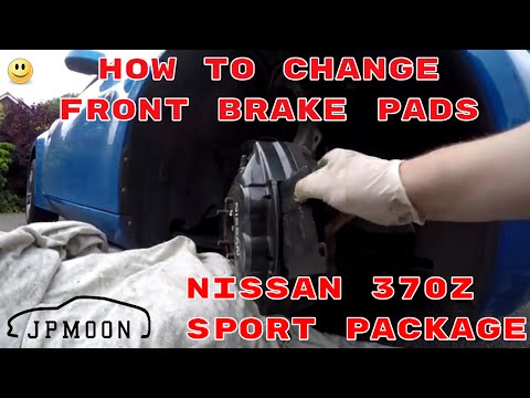 Nissan 370z Front Brake Pad Replacement (Sport Package)|| DIY GARAGE EP.1 ||