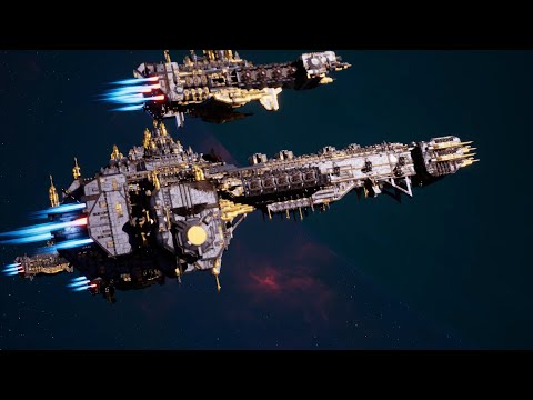 Skalgrim Mod 2021: Hrafnkel - Space Wolves vs Chaos - Battlefleet Gothic Armada 2