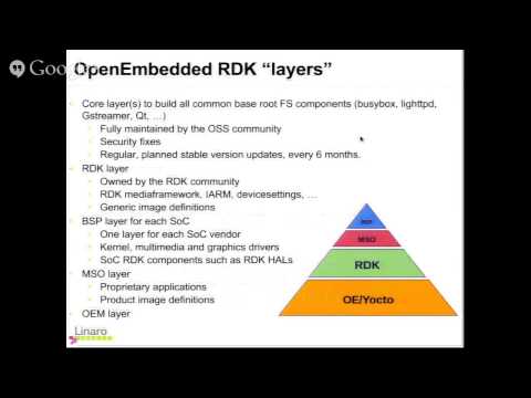 LCA14-421: Linaro Comcast RDK project