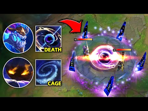 We created a Black Hole and Veigar Cage traps you inside (BEST COMP EVER)