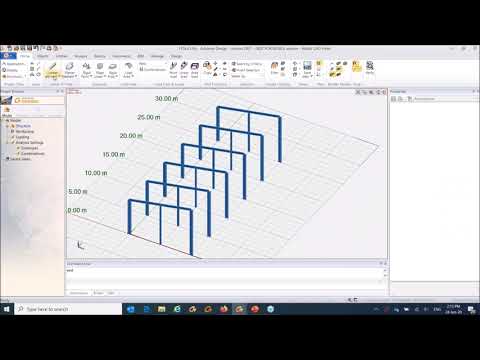 Designing Steel Framework with Advance Design