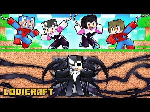 Hunters vs VENOM in Minecraft!