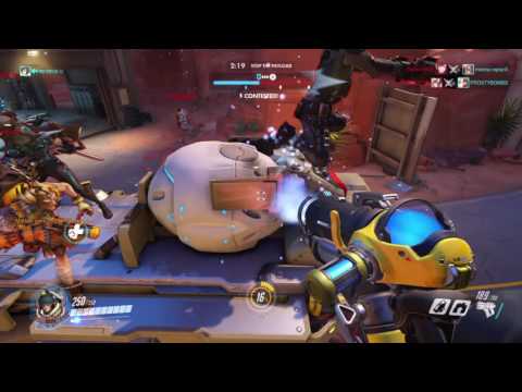 Overwatch: Mei's ice wall death sent flying