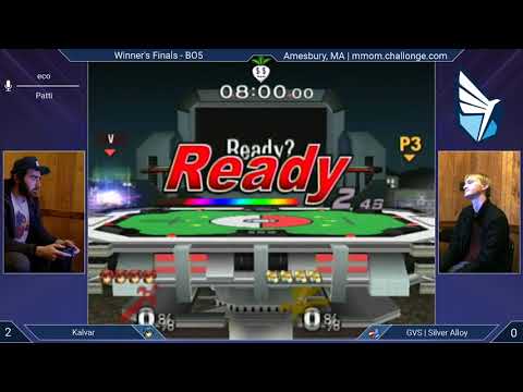 MMOM141 SSBM - Kalvar (Marth) vs. GVS | Silver Alloy (Falco) - Melee WF