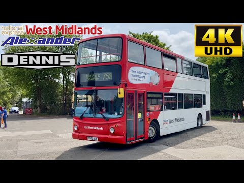 [National Express West Midlands: 758 Transport Museum Wythall] Alexander ALX400 Dennis Trident 2