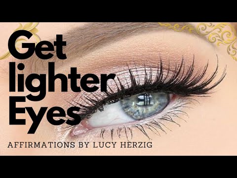 Hellere Augen ~ Lange Wimpern + Weiße Sklera + Gesunde Augen ~ Sanfte Regengeräusche