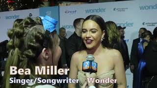 Bea Miller sings her hit &quot;Brand New Eyes&quot; acapella at the Wonder premiere