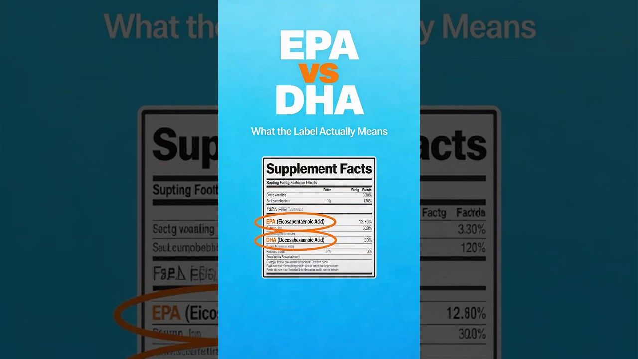 EPA vs DHA Explained