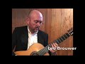 Classical Guitar Leo Brouwer Étude No 9 From Études Simples
