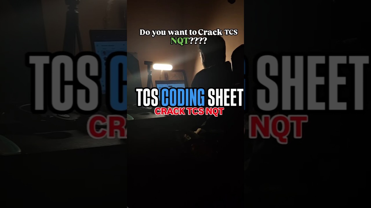 Crack TCS NQT 2025 With this Coding Sheet | TCS NQT Exam | Coding Questions #tcs