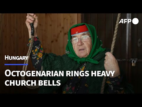 Video Thumbnail: Octogenarian 'Aunty Ilonka' rings heavy church bells in Hungary | AFP