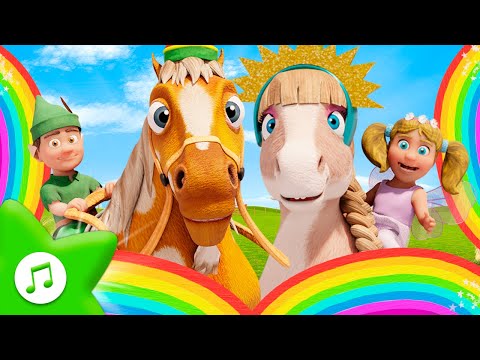 Minha Unicórnio e Cavalo Bretão - Canção e Episódio! 🦄🐴 Fazenda do Zenon | O Reino Infantil