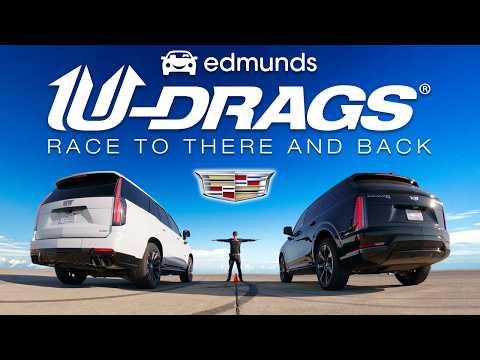 U-DRAG RACE: Cadillac Escalade V vs. Escalade IQ | Handling, Quarter Mile & More