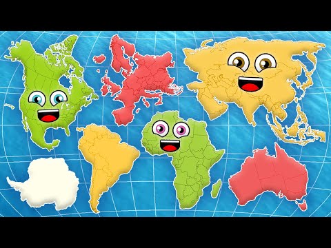 Continents of the World | The 7 Continents Song