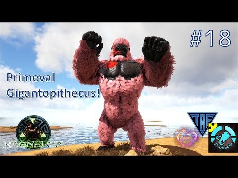 Pugnacia Parados Ragnarok #18 Primeval Gorilla and Undizz!  Ark Survival Evolved Modded