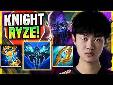 KNIGHT DESTROYING WITH RYZE! - TES Knight Plays Ryze Mid vs Tristana! | Season 11