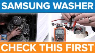 Samsung Top Load Washer Won't Spin? Test These 5 Parts First
