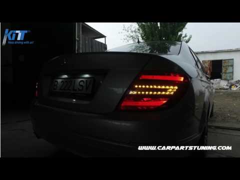 LED Taillights Mercedes W204 (2007-2012) Facelift Design - TLMBW204 by KiTT Tuning