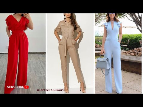 ELEGANT & GORGEOUS JUMPSUITS FOR WOMEN/GIRLS IDEAS 2023 #jumpsuit #jumpsuitstyle #womenfashion2023