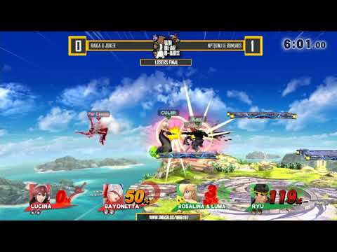 Ultra WBB #161 | Raiga & Joker vs NPT|GwJ & BBM|Abs - Losers Final - Super Smash Bros. for Wii U