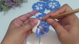 Flor de Crochê para Aplicação 🌸 Fácil e Rápido | Passo a Passo