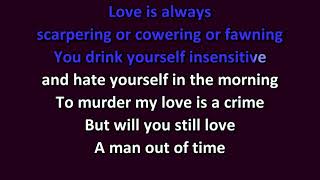 Elvis Costello - Man Out Of Time KARAOKE