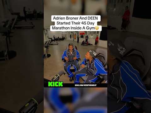 Adrien Broner And DEEN Started Their 45 Day Marathon Inside A Gym😳