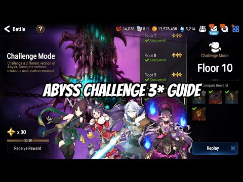 Epic Seven Abyss Challenge Guide Floors 1-10 Three Star