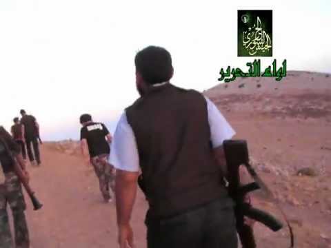 تقدم عناصر لواء التحرير باتجاه معبر باب الهوى للمشاركة في معركة تحريره