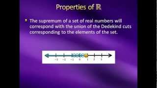 Introduction to Higher Mathematics - Lecture 13: Construction of the Real Numbers