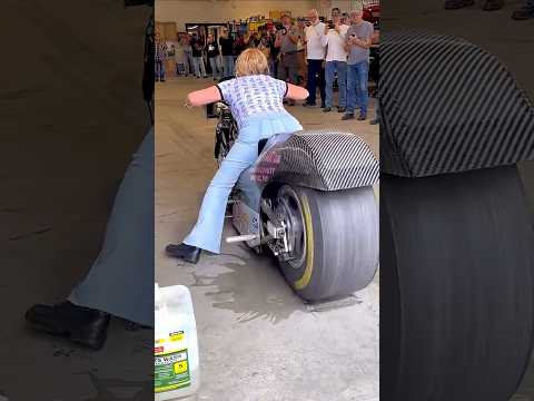 She Made This Monster Drag Bike Dance! 🔥